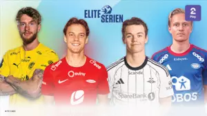 Fire av toppspillerene denne sesongen smiler pent i lagdraktene sine.