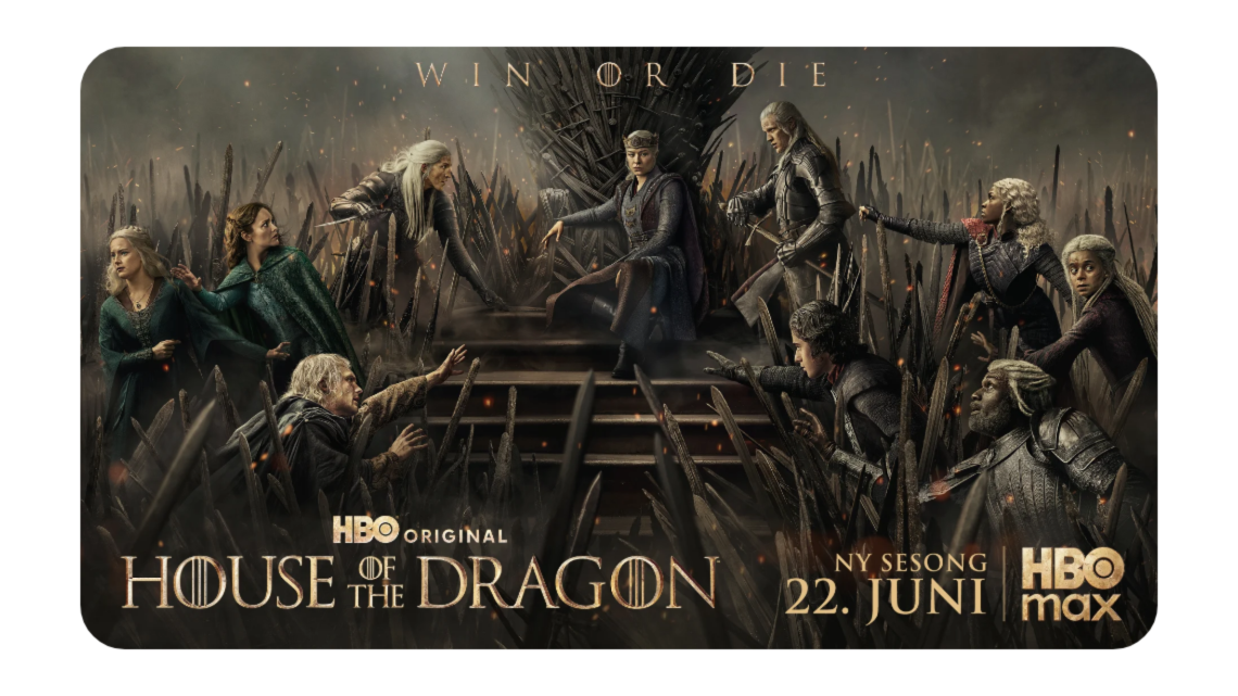 Stream den nye sesongen av house of the dragon med hbo max og allente