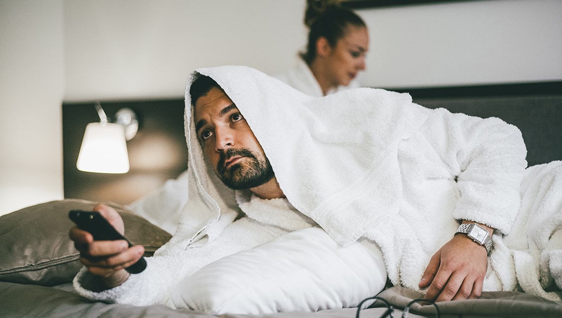 TV på hotellrommet