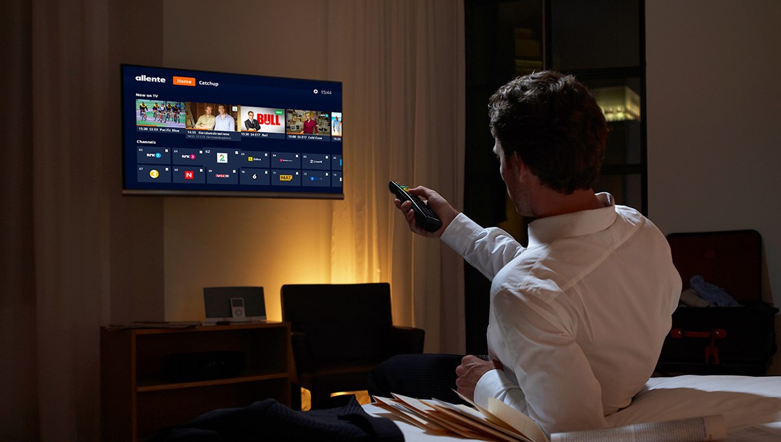 ©2021 Getty/Leonard McLane TV på hotellet endelig like bra som hjemme