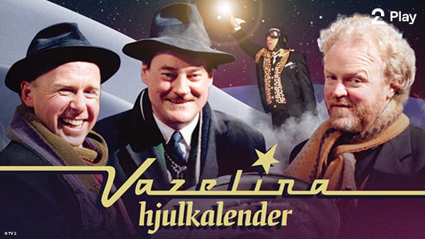 Vazelina Hjulekalender og The Julekalender kan streames hos TV 2 Play med Allente-appen.