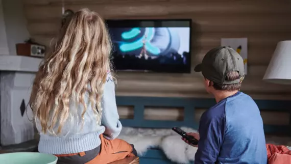 TV på hytta