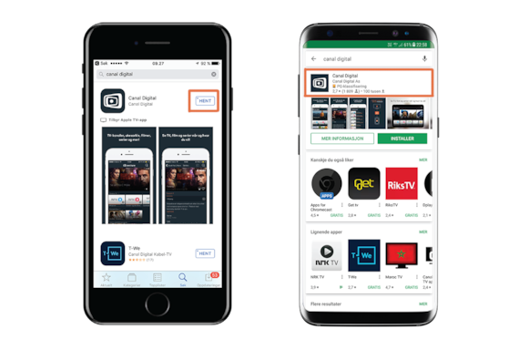 Canal Digital-appen