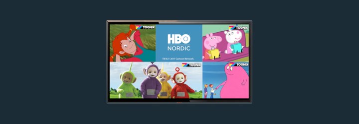 Toonix for barn hos HBO Nordic
