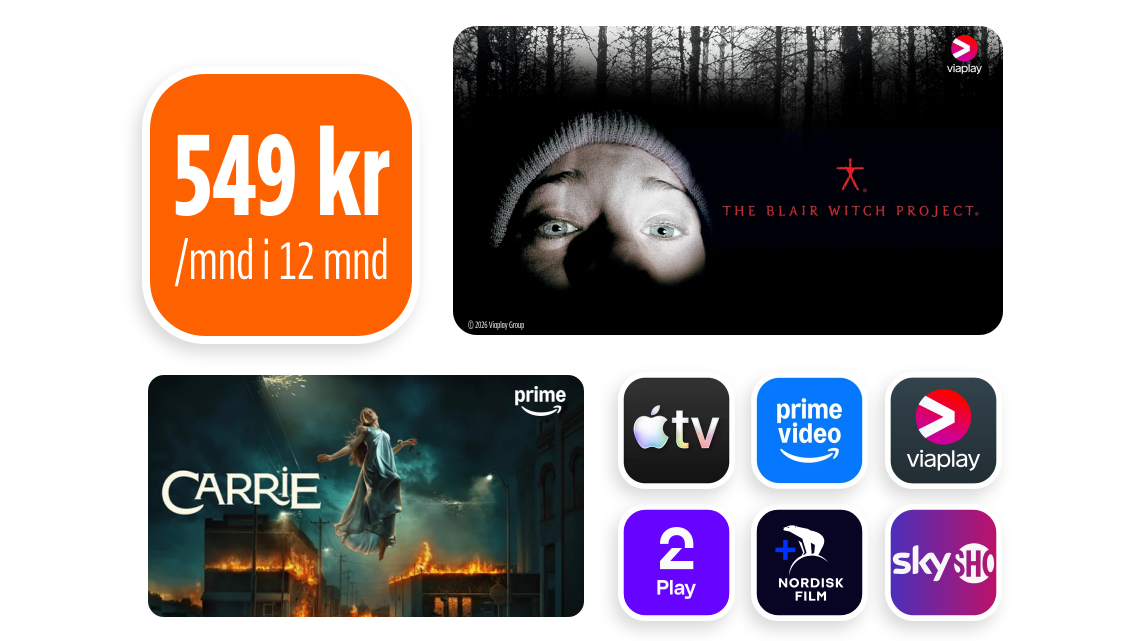 Stream skrekkfilmer med Allente i høst