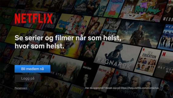 Netflix - bli medlem