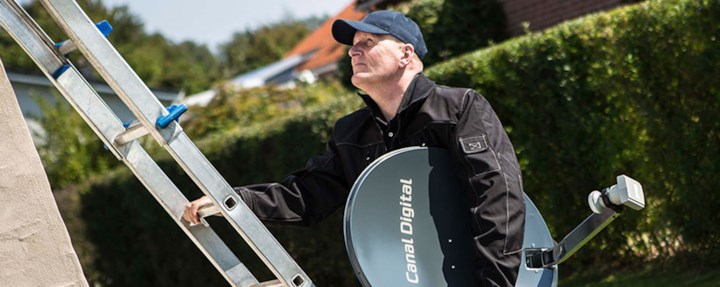 Standard antenne og montør