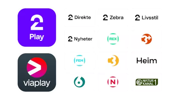 Alt dette er inkludert i TV-pakken din fra Allente