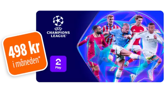 Se alt fra Champions League med Allente stream og TV 2 Play Premium